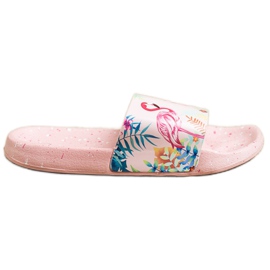 Bona Modische Flip-Flops mit Flamingo rosa