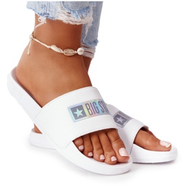 Damen Hausschuhe Big Star HH274A035 Weiß