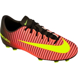 Nike Mercurial Vapor Xi Fg Jr 831945-870 Fußballschuhe mehrfarbig rot