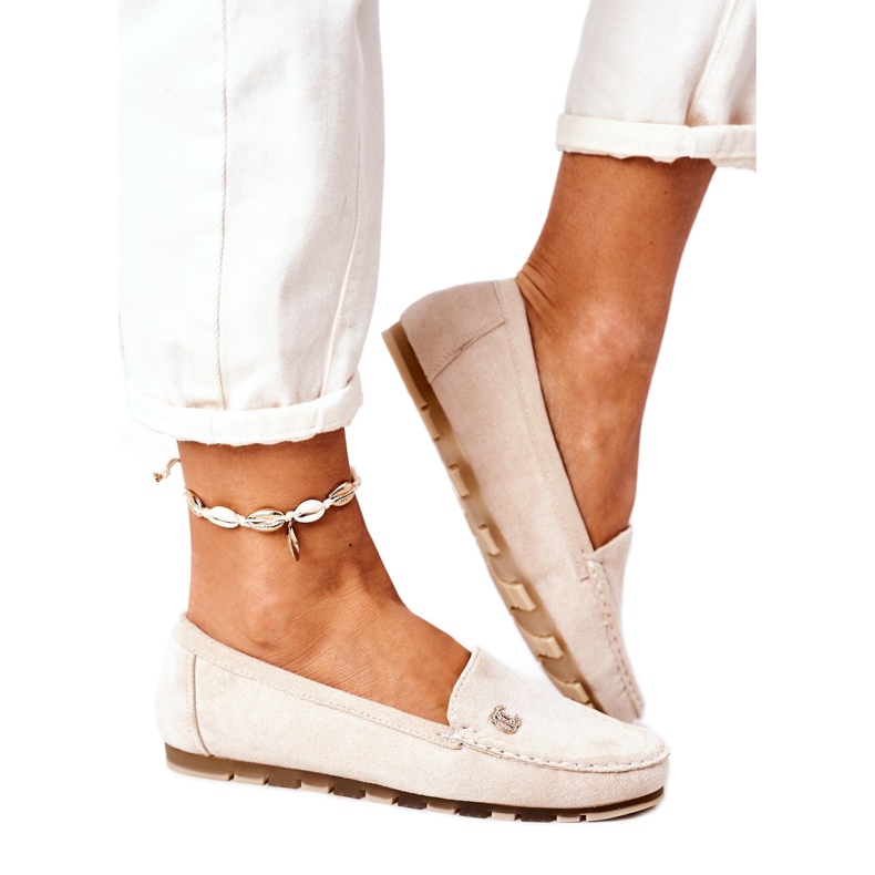 PS1 Loafer aus Wildleder für Damen Beige Madelyn