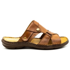 Polbut Herrenhausschuhe 024 camel braun