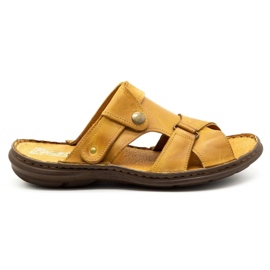 Polbut Herrenhausschuhe 024 rot orange