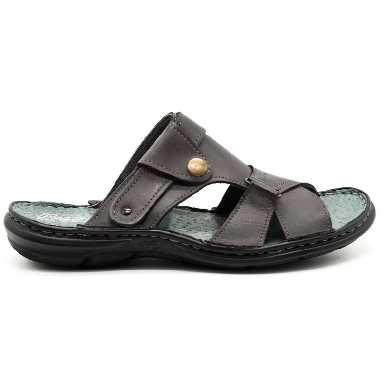 Polbut Herrenhausschuhe 024 grau