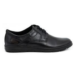 Joker Schwarze Herren Lederschuhe 536J