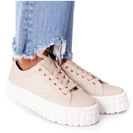 Damen Sneaker Beige Big City Life