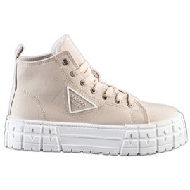 Goodin High Fashion Sneakers beige