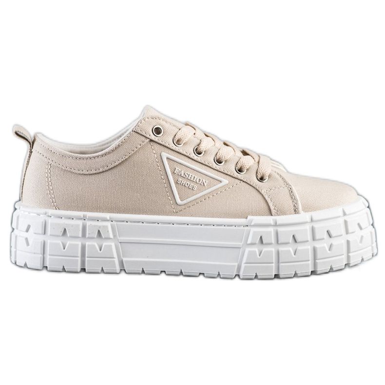 Goodin Beige Fashion Schuhe Sneakers braun