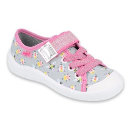 Befado Kinderschuhe 251Y172 rosa grau