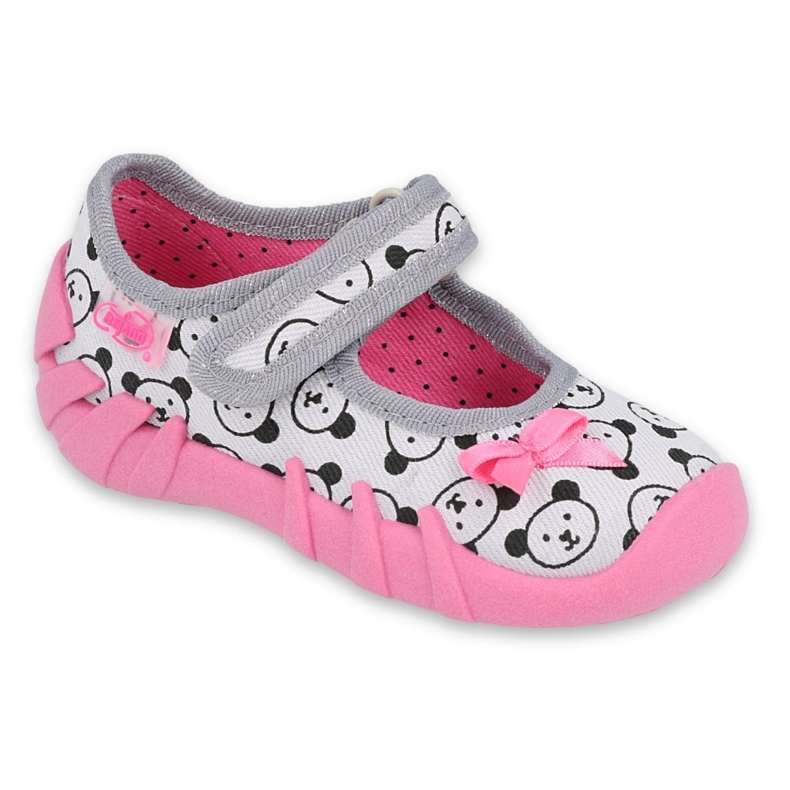 Befado Kinderschuhe 109P220 rosa grau
