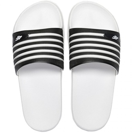 Hausschuhe 4F B H4L21 KLD001 20S weiß schwarz