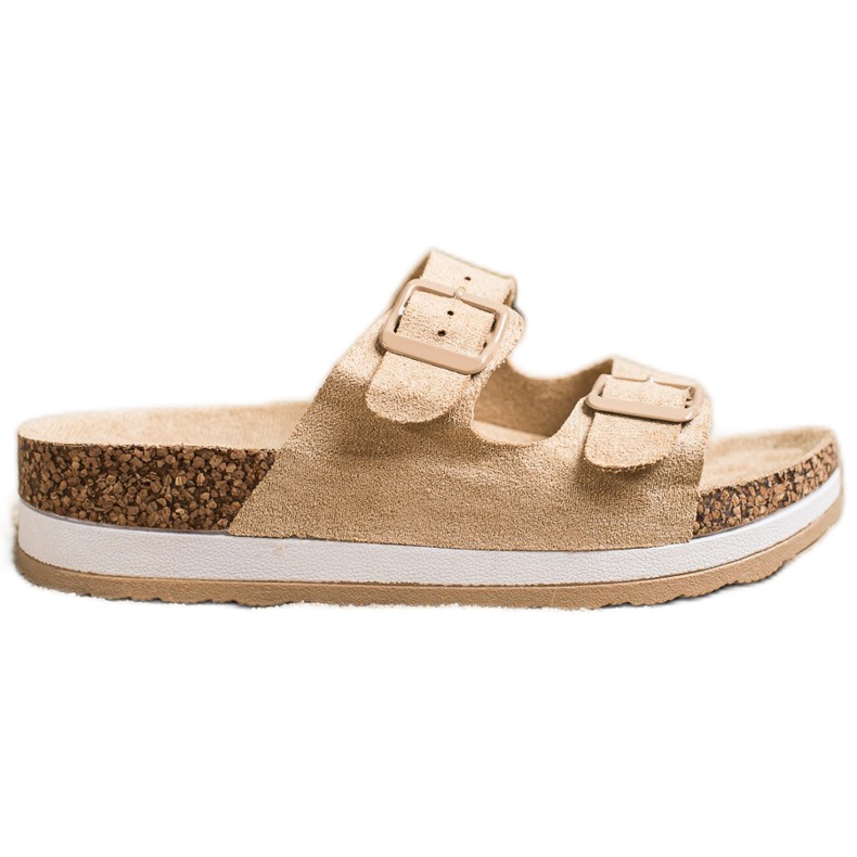 Evento Lässige Hausschuhe beige