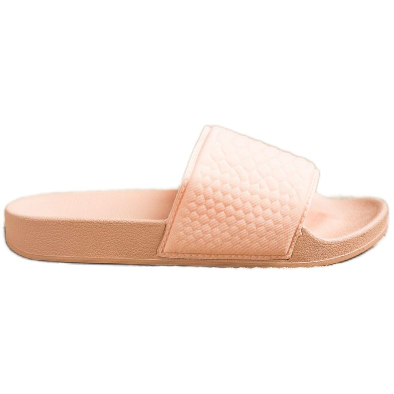 SHELOVET Beige Textilhausschuhe