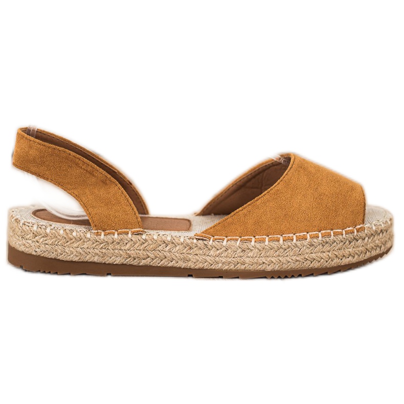 Ideal Shoes Slip-on-Espadrilles braun