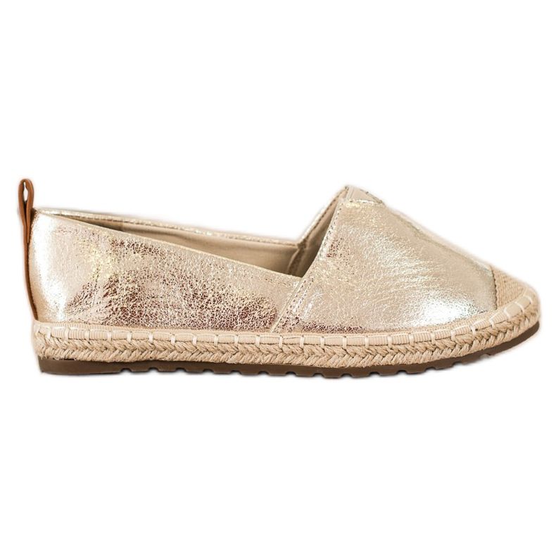 Queen Vivi Lässige Espadrilles golden