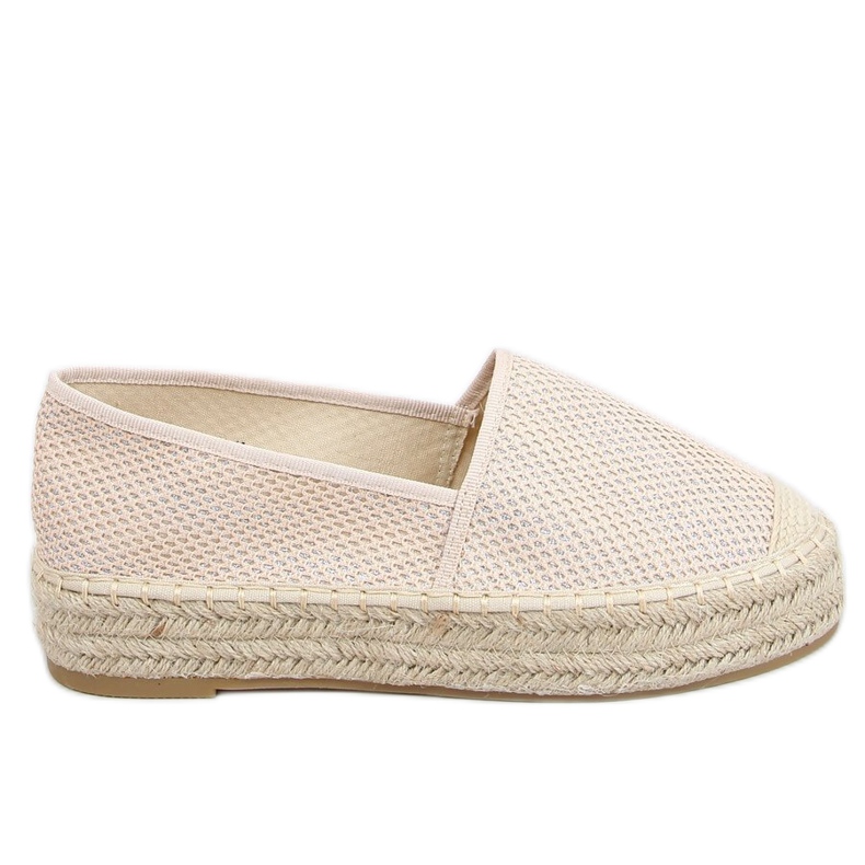 Beige Espadrilles für Damen A666-ESP-1 Beige