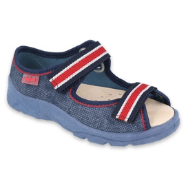 Befado Kinderschuhe 869X160 rot marineblau