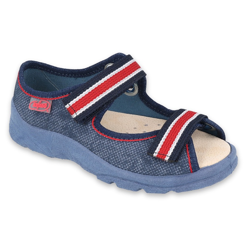 Befado Kinderschuhe 869X160 rot navy blau