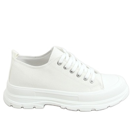 Weiße Damen Sneaker LA122 Weiß