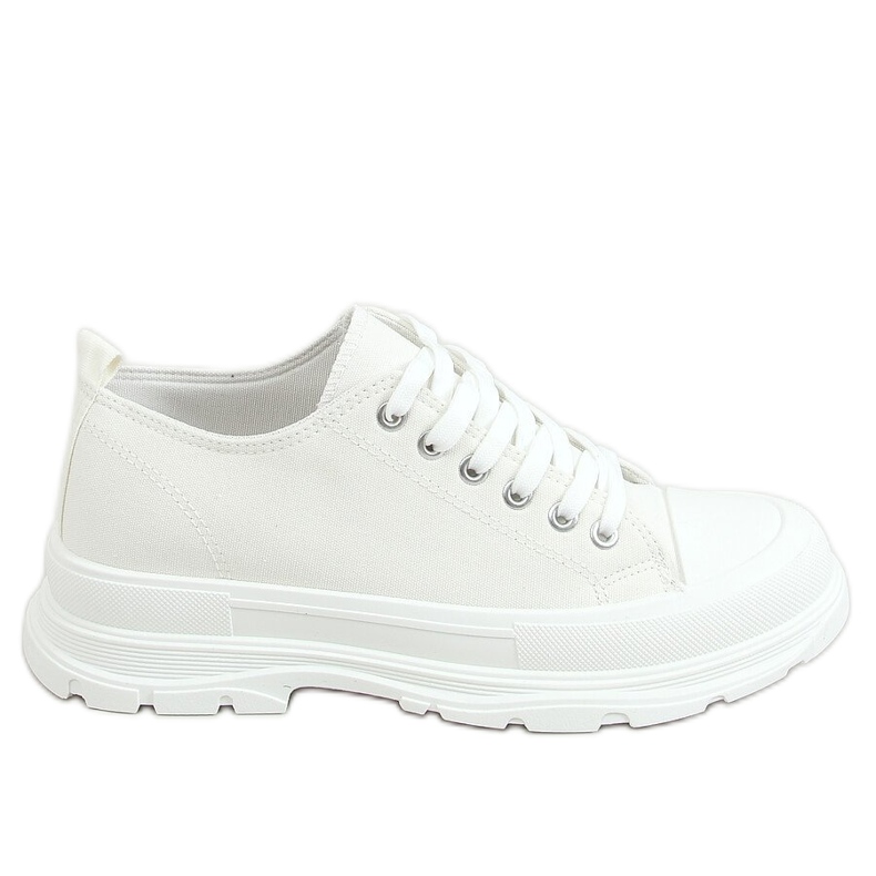 Weiße Damen Sneaker LA122 Weiß