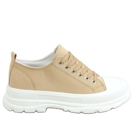 Beige Sneakers für Damen LA122 Khaki