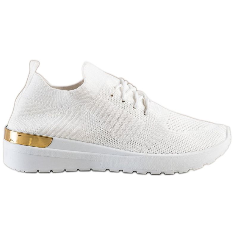 SHELOVET Bequeme Slip-On Sneakers weiß