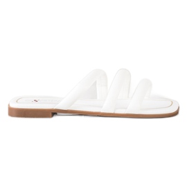 Seastar Hausschuhe aus Öko-Leder mit Riemen weiß