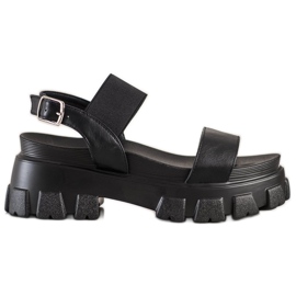 Seastar Schwarze Sandalen auf der Fashion-Plattform