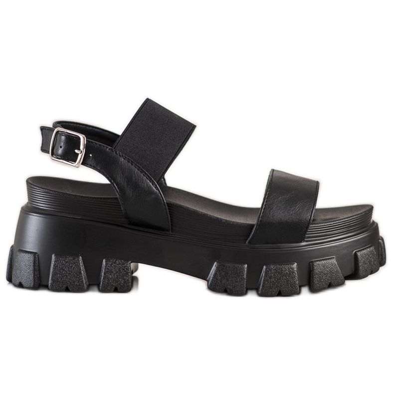Seastar Schwarze Sandalen auf der Fashion-Plattform