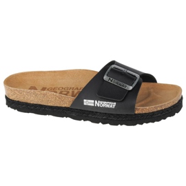 Geographical Norway Sandalias Bios Pala Hebilla Flip-Flops W GNW20419-01 schwarz