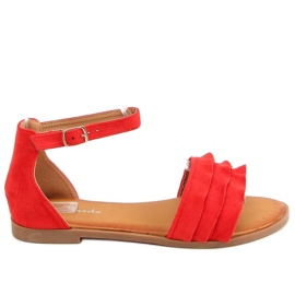 Rote Damensandalen S060195 Rot
