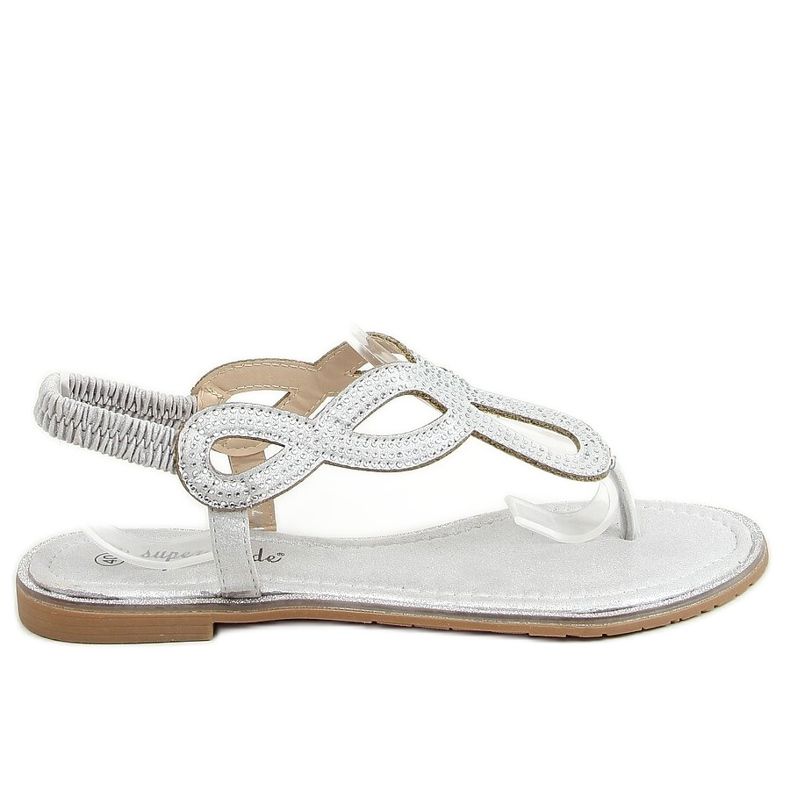 Silberne Flip-Flops 6170 Silber silber-
