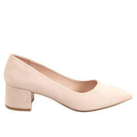 Halbschuhe beige LL81 Beige