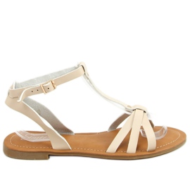 Beige Sandalen für Damen Z5713 Beige
