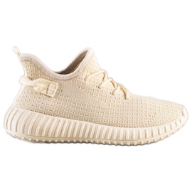 Marquiz Textil-Sneakers beige