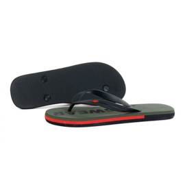 Hausschuhe 4F M H4L21-KLM006 Khaki schwarz grün