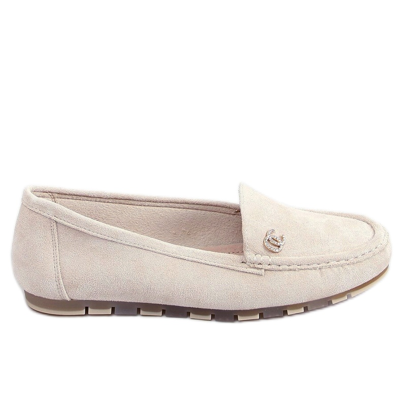 Damen Slipper hellbeige GS14P Beige