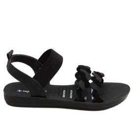 Schwarze Damensandalen 446 Black