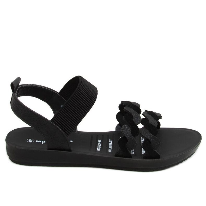 Schwarze Damensandalen 446 Black