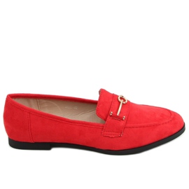 Rote Damen-Loafer GQ01 Rot