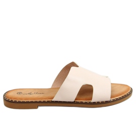 Beige Hausschuhe für Damen SL1525 Beige