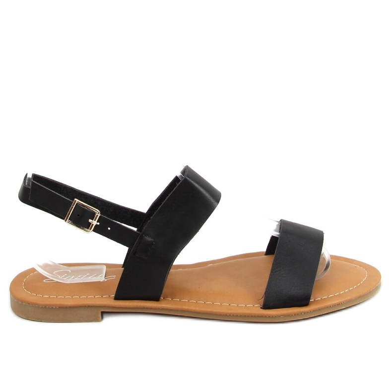 Schwarze Damensandalen FF-505 Black