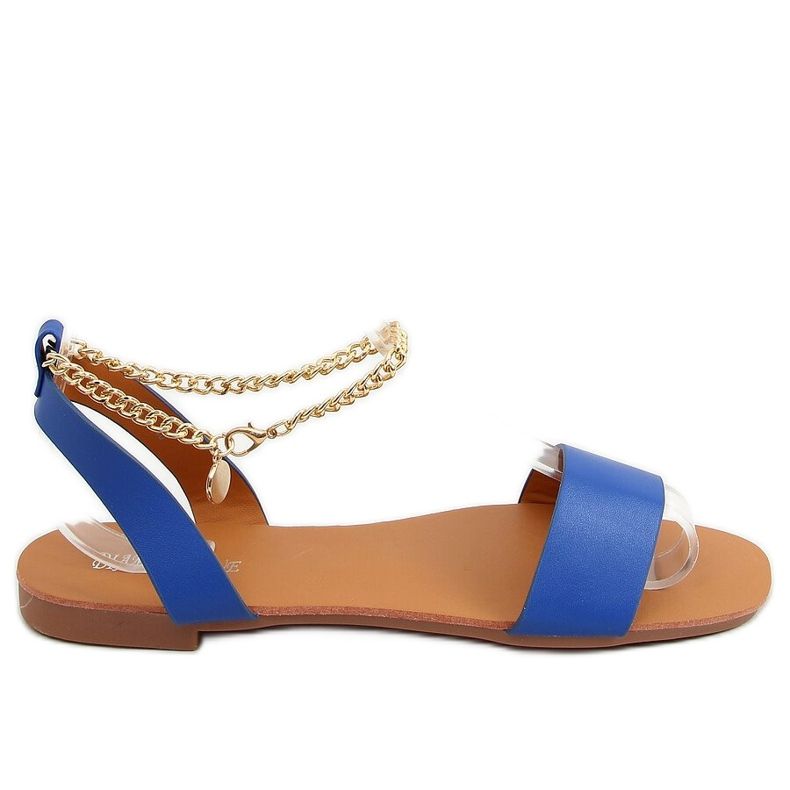 Sandalen mit Kette Cornflower HY23-11 Blau