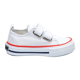Kinder-Sneaker mit Klettverschluss Big Star HH374095 Weiß