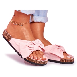 PS1 Damen Flip Flops mit Schleifen Wendy CK02P Pink rosa