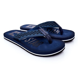 Herren Flip-Flops Big Star HH174812 Marineblau