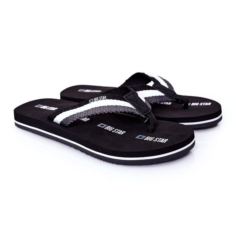 Schwarze Flip-Flops für Herren Big Star HH174828