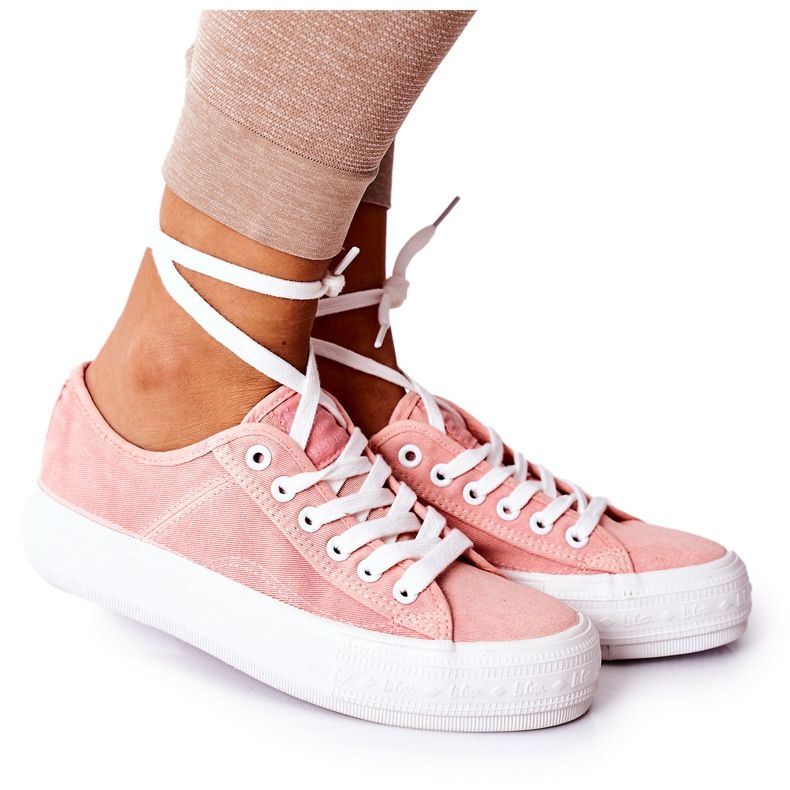 Damen Sneaker Lee Cooper LCW-21-31-0125L Coral rosa
