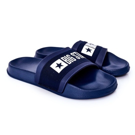 Herren Big Star HH174833 Marineblaue Hausschuhe