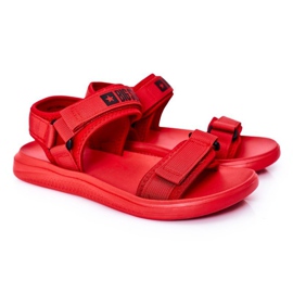 Sport Herren Sandalen Big Star HH174844 Rot