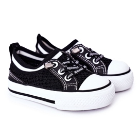 Apawwa Kinder Airy Black Kids Club Sneakers schwarz